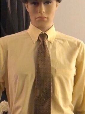 Men's Yellow Dress Shirt from Ralph Lauren Chaps.